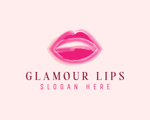 Beauty Lips Cosmetics  logo design