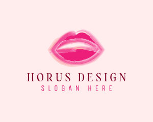 Beauty Lips Cosmetics  logo design