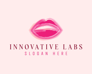 Beauty Lips Cosmetics  logo design