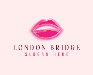 Beauty Lips Cosmetics  logo design