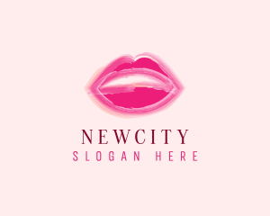 Beauty Lips Cosmetics  logo design