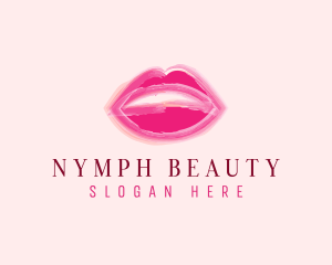 Beauty Lips Cosmetics  logo design