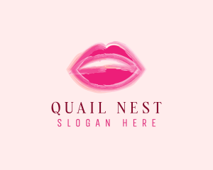 Beauty Lips Cosmetics  logo design