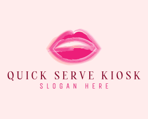 Beauty Lips Cosmetics  logo design