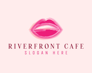 Beauty Lips Cosmetics  logo design