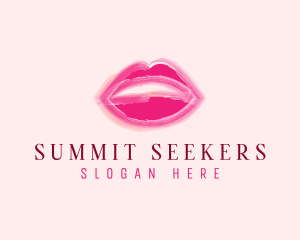 Beauty Lips Cosmetics  logo design