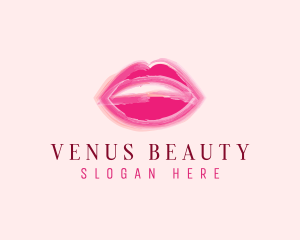 Beauty Lips Cosmetics  logo design