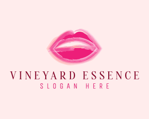 Beauty Lips Cosmetics  logo design