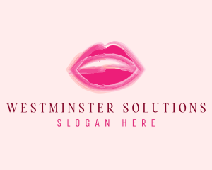 Beauty Lips Cosmetics  logo design