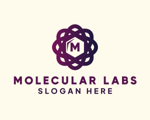 Molecular - Science Chemistry Atom Research logo design