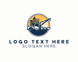 Haulage - City Tow Truck logo design