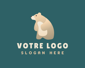 Cute Bear Plushie Logo