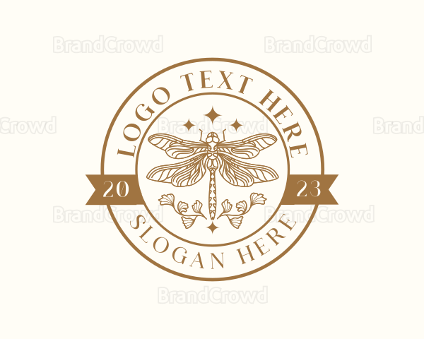 Dragonfly Wings Insect Logo