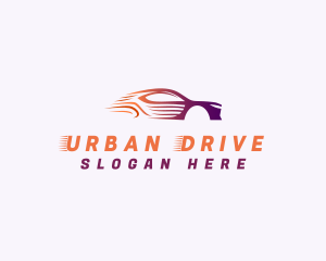 Sports Car Driving logo design