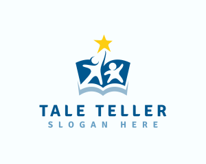 Storytelling - Children Book Learning logo design