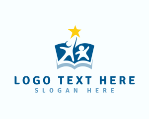 Storytelling - Children Book Learning logo design