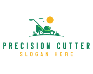 Yard Mowing Tool logo design