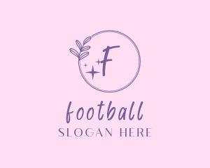 Feminine Floral Beauty Cosmetics  Logo