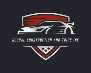 Vehicle - Race Car Automobile Vehicle logo design