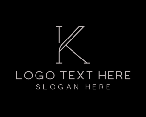 Contractor - Professional Business Firm Letter K logo design