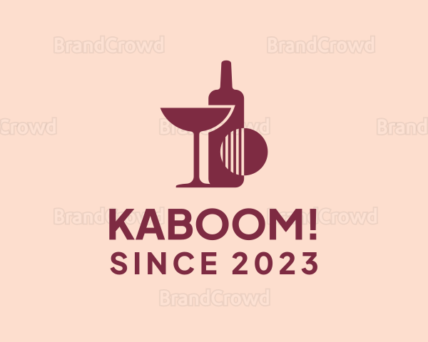 Wine Bar Glassware Logo