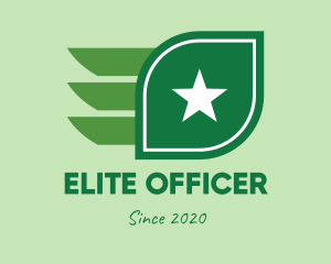 Officer - Star Leaf Wings logo design