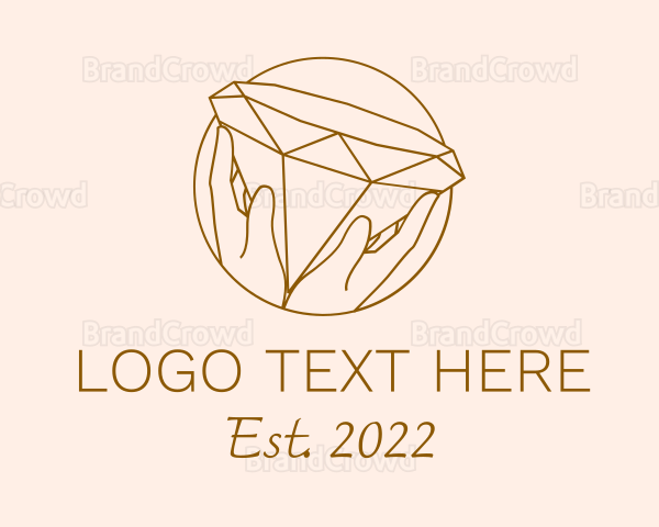 Gem Diamond Jewelry Logo