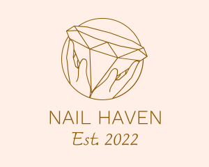 Manicure - Luxury Diamond Jewelry logo design