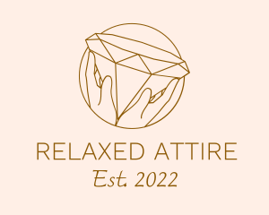 Luxury Diamond Jewelry logo design