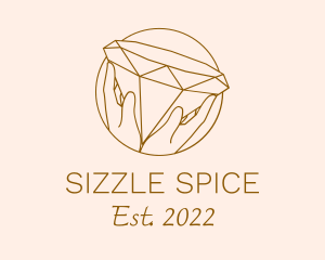 Luxury Diamond Jewelry logo design