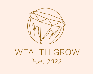 Luxury Diamond Jewelry logo design