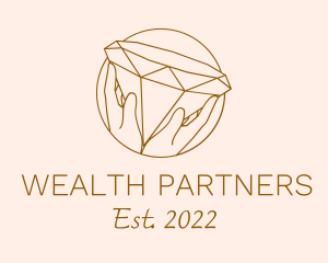 Luxury Diamond Jewelry logo design