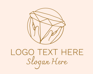 Gem Diamond Jewelry Logo