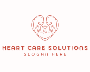 Family Heart Counseling logo design