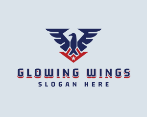 Eagle Wings Aviation logo design