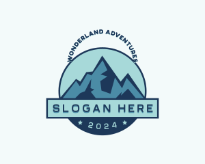 Mountaineering Travel Tour logo design