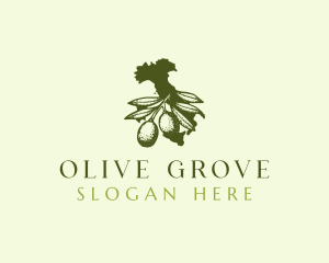 Italy Natural Olive logo design