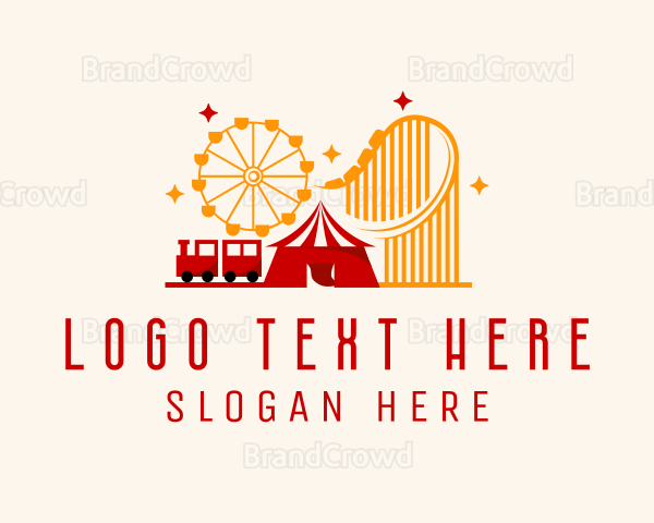 Festival Amusement Park Logo BrandCrowd Logo Maker