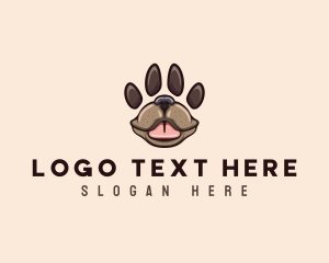 Dog Paw Pet logo design