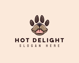 Dog Paw Pet logo design