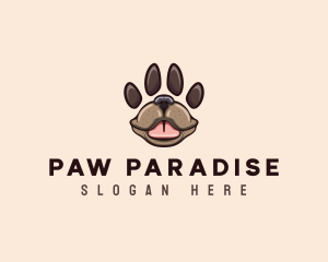 Dog Paw Pet logo design