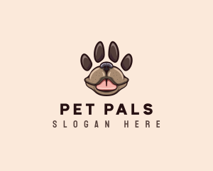 Dog Paw Pet logo design