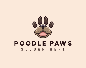 Dog Paw Pet logo design