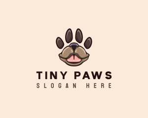 Dog Paw Pet logo design