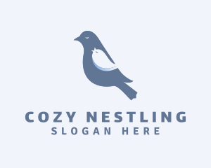 Nestling - Bird & Chick Aviary logo design