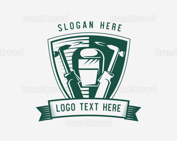 Ironwork Welding Shield Logo