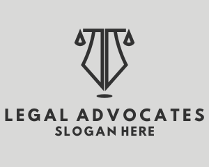 Pen Legal Advice logo design