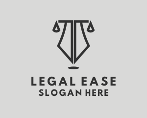 Pen Legal Advice logo design