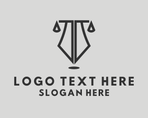 Jurist - Pen Legal Advice logo design