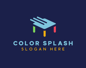 Colorful Kindergarten Table logo design